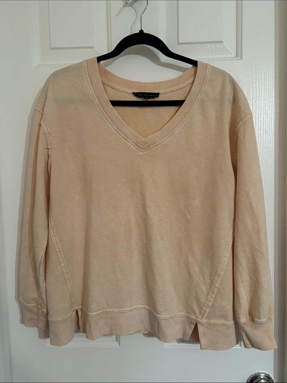 Jane and Delancey Soft Baby Orange V-Neck Pullover Sweatshirt